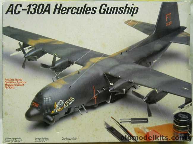 Testors 1/72 Lockheed AC-130A Hercules Gunship - 16th Special Operations or 1st SOWg, 691 plastic model kit